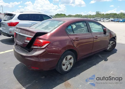 2014 Honda Civic Lx из США, поврежденный, VIN 19XFB2F56EE075657